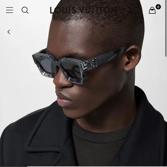 Louis Vuitton | Accessories | 1 Millionaires Sunglasses Blue  display picture 1